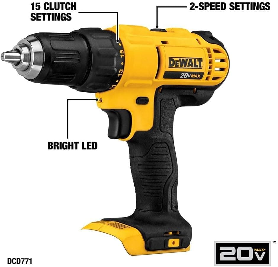 DEWALT 20V MAX Cordless Drill and Impact Driver